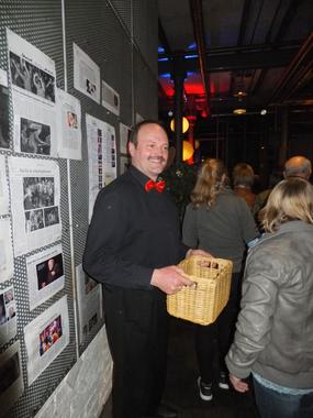 Patrick Tänzer collects donations